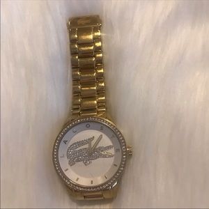 Women’s Gold Lacoste Watch